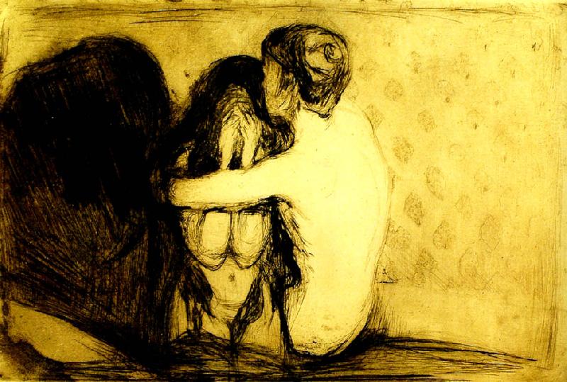 Edvard Munch trost oil painting image